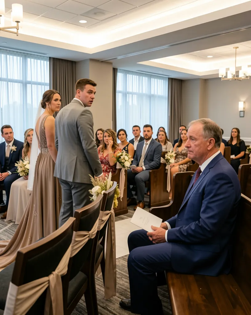 Groom surprises bride with mother