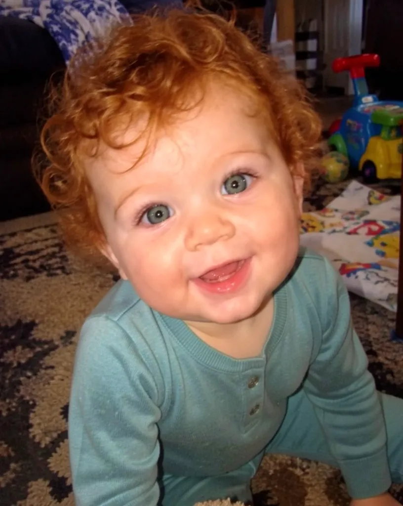 Bebis övergiven på verandah chock.